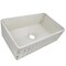 Nantucket Sinks 33-Inch Farmhouse Fireclay Sink with Shabby Straw Finish FCFS3320S-ShabbyStraw - alternate 8